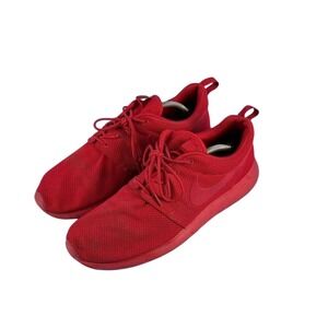 Nike Roshe One Men's Size 13 Red Running Sneakers Lightweight Comfort